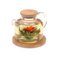 Glass teapot 1L Wooden Lid