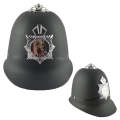 London Bobby Helmet Cosplay British Hat Plastic Cop Officer Hat British Bobby Helmet Hat Badge Ca...