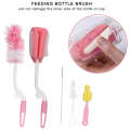 Bottle Brush, Practical 5 Pcs Feeding Bottle Cleaning Brush, Soft for Washing Cleaning Baby Bottl...