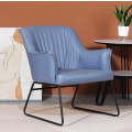Modern Sofa Ground Office,Living Room Chair Nordic Armrest Luxury Bedroom Chairs Minimalist Look.