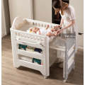 Pull-out Diaper-Changing Table Multifunctional Bathroom Baby Care Desk Mat Storage Box Diaper Cha...