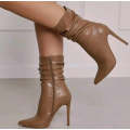Ankle Boots For Woman Short Booties High Heel
