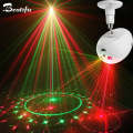 Party Lights Dj Disco Ball Light with Pattern Projection RGB Colored Strobe Stage Lighting for Pa...
