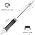 2 Pack 9-LED Grill BBQ Light Multi-function Flexible Magnetic Base Lamp