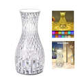 CRYSTAL TOUCH LAMP 16 COLOR CHANGING RGB ROMANTIC ROSE DIAMOND TABLE LAMPS FOR BEDROOM LIVING ROO...