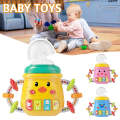 Baby Bottle Early Education Machine With Light Music Portable Colorful Puzzle Toy Birthday Chirst...