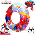 Inflatable SPIDER-MAN Design Float Swim Ring Kipds Size.Swimming Float For Boys-60cm
