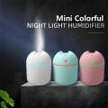 Mini Humidifier For Home Car USB Ultrasonic Mist Maker with LED Night Lamp 220ml