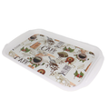 Marble Look Alike Plastic Serving Tray  48x33cm - Single Tray Only
