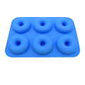 Pan of 6 Round Doughnut Silicone Mould