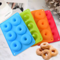 Pan of 6 Round Doughnut Silicone Mould