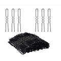 Black Metal Bobby Pin Hair Clips for Up-do Hair Styling Accessories