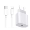 25W USB-C Fast Charging Adapter and Lightning Cable for iPhone
