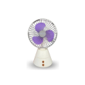 Rechargeable Mini  Table Fan Strong Wind And Shaking Head