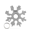 18-in-1 Multi-Tool Snowflake Pocket Tool Keyring