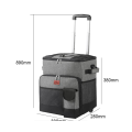 Portable Thermal Insulation Cooler Trolley Bag