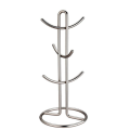 Heavy Duty Stainless Steel 6 Cup Mug Tree Stand Kitchen Cups Holder