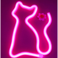 FA-A18 Cat Shaped LED Neon Sign Wall Hanging Lamp USB And Battery Operated