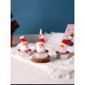 Christmas Santa Claus Shaped Wax Candles