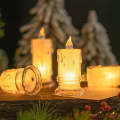Battery Operated LED Plastic Candle Pack Of 24 Warm White