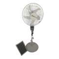 16'' Solar Rechargeable Standing Fan with Lights