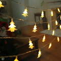 Solar Fairy Christmas Tree  Design Warm White LED Lights