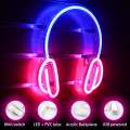 USB Powered Headphone Neon Lamp With Back Plate + On /Off Switch