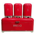 Deluxe edition Breadbin with 3pcs Canister Set