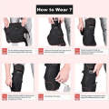 Knee Massager Electric Heated Knee Pad Brace Arthritis Pain Relief Warm Therapy Belt Protector