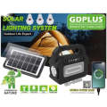 Solar Light Kit - GD-8080 Outdoor Solar Lighting System - 3 Bulb GD-8080 LED Solar Light Kit