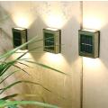 LED Mini Solar Lamps Outdoor Solar Wall Lamp Colored / Warm Light Up Down Garden Decorative Stree...