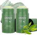 Green Tea Mask Stick Blackhead Remover Deep Cleansing Smearing Clay Moisturizes Oil Control Purif...