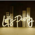 Lets Party LED Neon Signs Hello Reusable