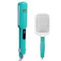 ENZO Portable Hair Brush Hot Iron 2 in 1 Hair Airbag Comb Hair Straightener