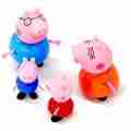 Peppa Pig Mini Family Dolls 4pc