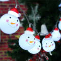 Christmas String Lights, Waterproof Snowman Fairy Lights
