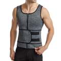 Neoprene sauna vest gym suit for waist trainer vest zipper