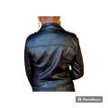 Faux Leather Biker Fashion Jacket