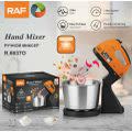 RAF HAND MIXER WITH 7 SPEED // 2 IN 1 STAND MIXER MACHINE ELECTRIC HAND WHISK EGG BEATER BAKING B...