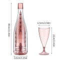 5 Piece Champagne Flutes With A Storage Bottle