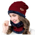 Unisex Winter Beanie Hat and Scarf Set