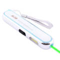 Rechargeable Laser pointer green beam with flashlight COB
