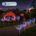 LED Dandelion Style Light String Splash Proof Ground Lamp for Garden Courtyard SOLAR