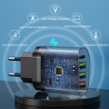 3USB/20W fast charger mobile phone Multi-port USB with PD charger