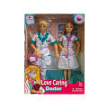 Love and Caring Two Professional Doctors dolls