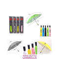 Wine Bottle Type Umbrella Various Colours Available