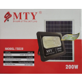MTY 200watt Solar Powered LED Spotlight inc Panel
