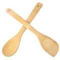 Bamboo Cooking Spoons - Bamboo spoons 2Pcs