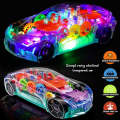 3D Transparent Concept Super Car