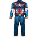 Marvel Captian America Deluxe Muscle Kids Costume